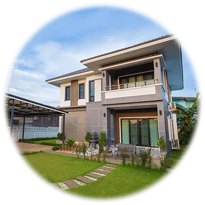 Family with New Home